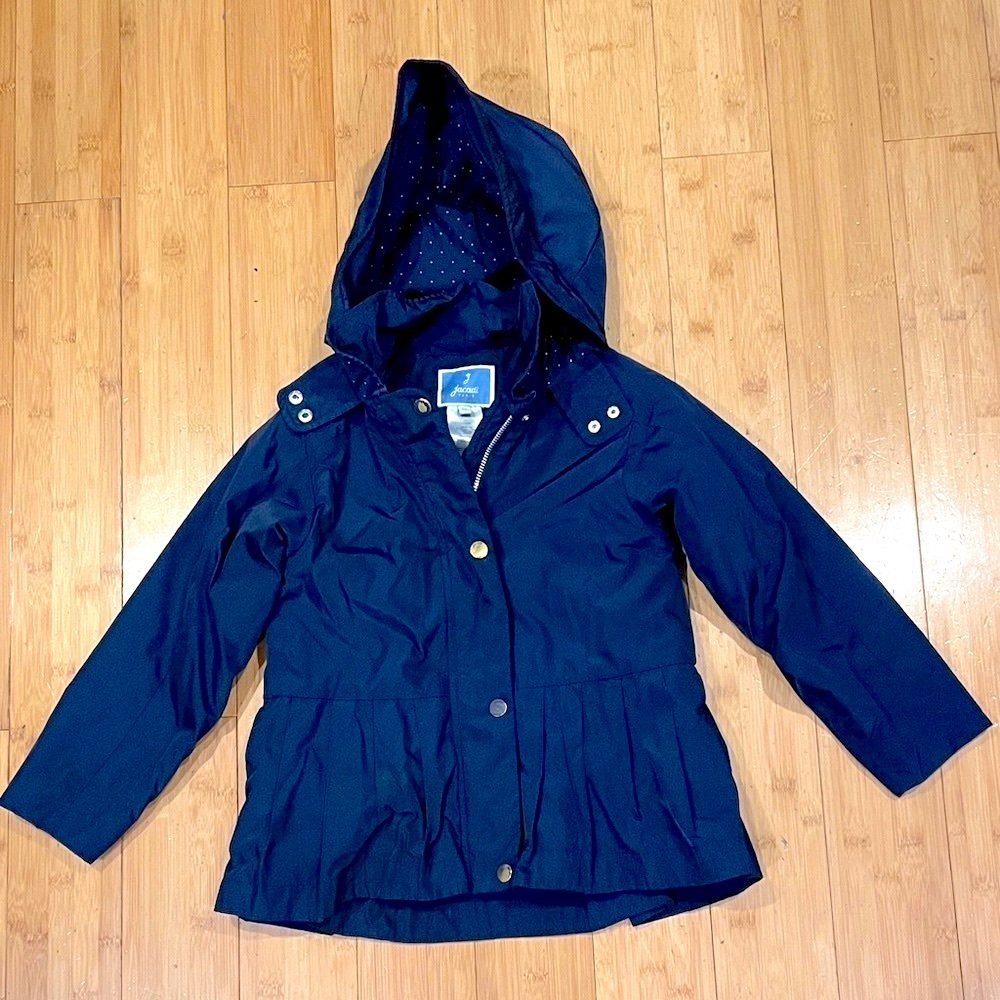 Jacadi Navy Blue Kids light winter jacket size 6y